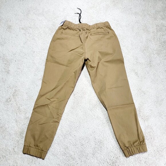 Old Navy Modern Joggers Men Medium Brown Flexible Pant Casual Stretch - Picture 3 of 9